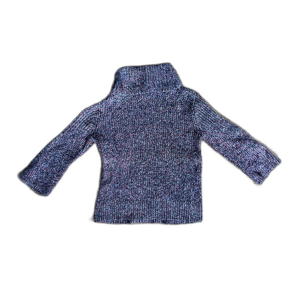 Rag & Bone Red Gray Merino Wool Blend Mock Turtleneck Sweater   Women's Size S - Picture 4 of 9